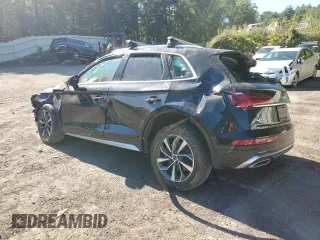 2023 Audi Q5 S line Premium Plus with VIN WA1EAAFY7P2023256, listed as a Copart auction lot 70294344 with 0 mi miles and Salvage Title. Bid and sale history available at carsss.com. Image 2.