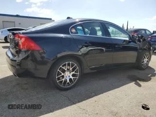 2014 Volvo S60 T6 with VIN YV1902FH5E2295456, listed as a Copart auction lot 51630745 with 151,408 mi miles and Salvage Title. Bid and sale history available at carsss.com. Image 3.
