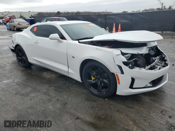 2022 Chevrolet Camaro 2LT with VIN 1G1FD1RSXN0124074, listed as a Copart auction lot 41914925 with 42,884 mi miles and Salvage Title. Bid and sale history available at carsss.com. Image 4.