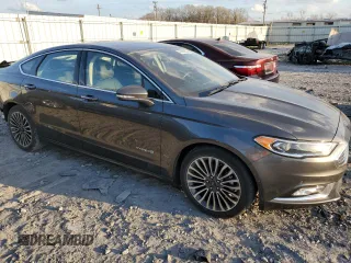 2018 Ford Fusion Hybrid Titanium with VIN 3FA6P0RUXJR210415, listed as a Copart auction lot 41466883 with 43,451 mi miles. Bid and sale history available at carsss.com. Image 4.