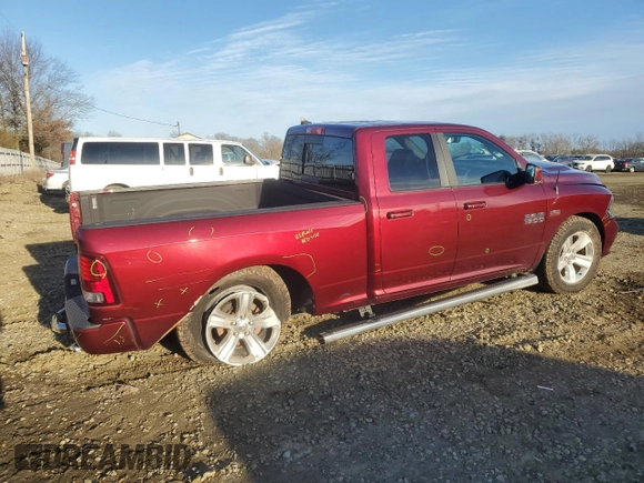 2016 Ram 1500 Sport z VIN 1C6RR7HT2GS418697, wystawiony jako Copart lot #44750035 z przebiegiem 111 349 mil mil oraz Szkoda całkowita • Salvage title. Historia ofert i sprzedaży dostępna na DreamBid. Obrazek 3.