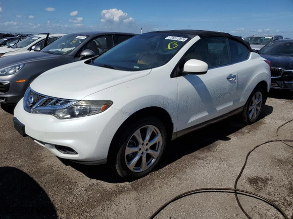 2014 Nissan Murano CrossCabriolet with VIN JN8AZ1FY8EW300939, listed as a Copart auction lot 75512974 with NaN miles and Non Repairable. Bid and sale history available at carsss.com. Image 1.