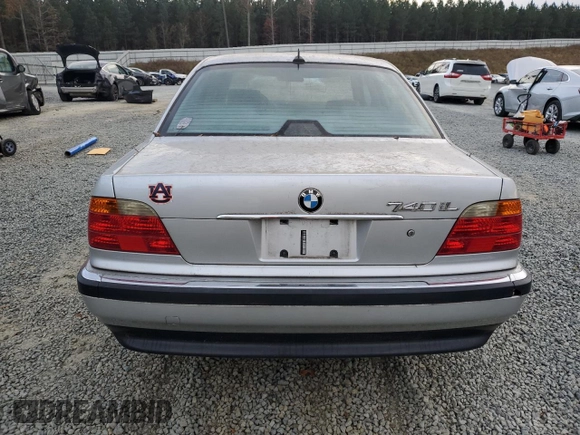 2000 BMW 7 Series 740iL with VIN WBAGH8346YDP07366, listed as a Copart auction lot 82103174 with 142,316 mi miles and Clean Title. Bid and sale history available at carsss.com. Image 6.