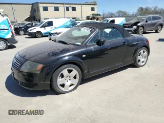 2001 Audi TT with VIN TRUUT28N611007055, listed as a Copart auction lot 49467645 with 56,689 mi miles and Non Repairable. Bid and sale history available at carsss.com. Image 1.