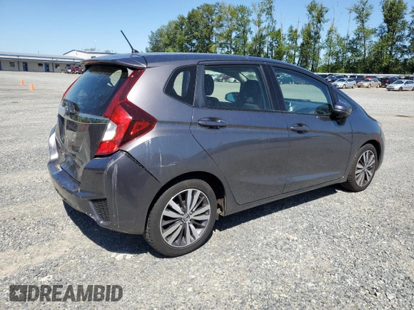 2017 Honda Fit EX with VIN JHMGK5H73HS005439, listed as a Copart auction lot 61263525 with 46,966 mi miles and Salvage title. Bid and sale history available at DreamBid. Image 3.