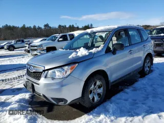 2015 Subaru Forester 2.5i with VIN JF2SJAAC9FG545670, listed as a Copart auction lot 46510805 with 158,866 mi miles and Salvage Title. Bid and sale history available at carsss.com. Image 1.