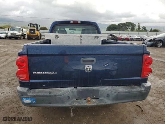 2007 Dodge Dakota ST with VIN 1D7HE22K47S117874, listed as a Copart auction lot 50552985 with 166,835 mi miles and Clean Title. Bid and sale history available at carsss.com. Image 6.