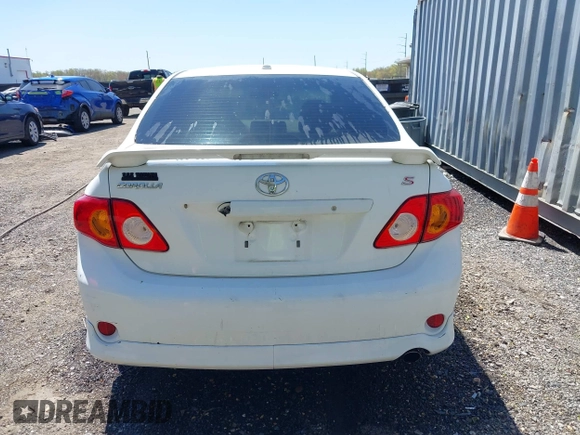 2009 Toyota Corolla with VIN 2T1BU40E49C157663, listed as a IAAI auction lot 42059139 with 135,685 mi miles. Bid and sale history available at carsss.com. Image 16.
