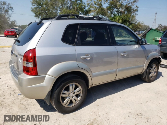 2006 Hyundai Tucson GLS with VIN KM8JN12DX6U393837, listed as a Copart auction lot 75961954 with 215,906 mi miles and Salvage Title. Bid and sale history available at carsss.com. Image 3.
