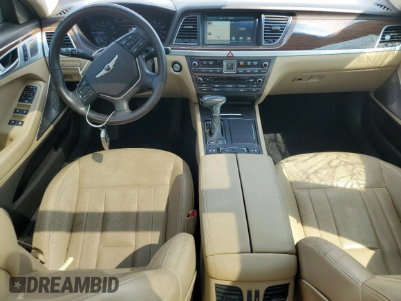 2018 Genesis G80 3.8L with VIN KMHGN4JEXJU245900, listed as a Copart auction lot 60552515 with 107,502 mi miles and Salvage title. Bid and sale history available at DreamBid. Image 8.