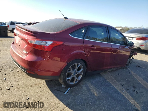 2013 Ford Focus Titanium with VIN 1FADP3J29DL207057, listed as a Copart auction lot 87192264 with 163,649 mi miles and Salvage Title. Bid and sale history available at carsss.com. Image 3.