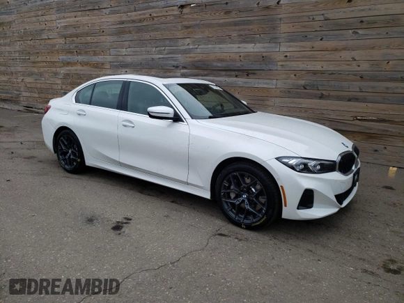 2025 BMW 3 Series 330i xDrive with VIN 3MW89CW0XS8F01114, listed as a Copart auction lot 85291244 with 891 mi miles and Clean Title. Bid and sale history available at carsss.com. Image 4.