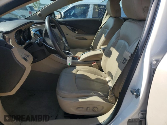 2012 Buick LaCrosse Premium 1 with VIN 1G4GD5E35CF347291, listed as a Copart auction lot 55397495 with 100,850 mi miles and Salvage title. Bid and sale history available at DreamBid. Image 7.