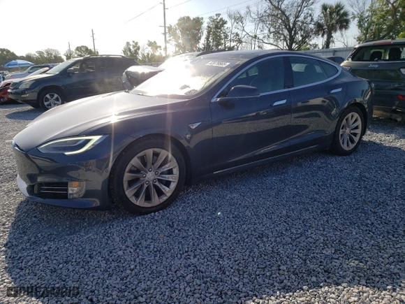 2016 Tesla Model S 90D with VIN 5YJSA1E22GF159054, listed as a Copart auction lot 52079565 with 89,380 mi miles and Salvage Title. Bid and sale history available at carsss.com. Image 1.