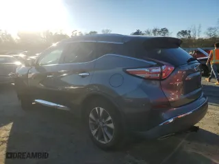 2017 Nissan Murano SL with VIN 5N1AZ2MH6HN163879, listed as a Copart auction lot 80060114 with 96,548 mi miles and Salvage Title. Bid and sale history available at carsss.com. Image 2.