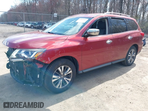 2017 Nissan Pathfinder SV with VIN 5N1DR2MN9HC665042, listed as a IAAI auction lot 41869485 with 117,384 mi miles and . Bid and sale history available at DreamBid. Image 17.