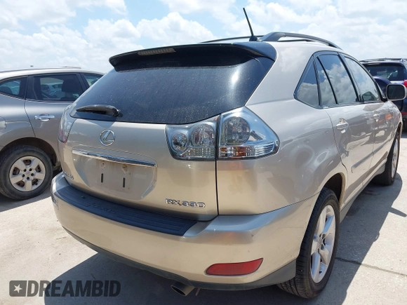 2005 Lexus RX 330 with VIN 2T2GA31U65C023693, listed as a IAAI auction lot 42751048 with 235,774 mi miles and . Bid and sale history available at DreamBid. Image 4.