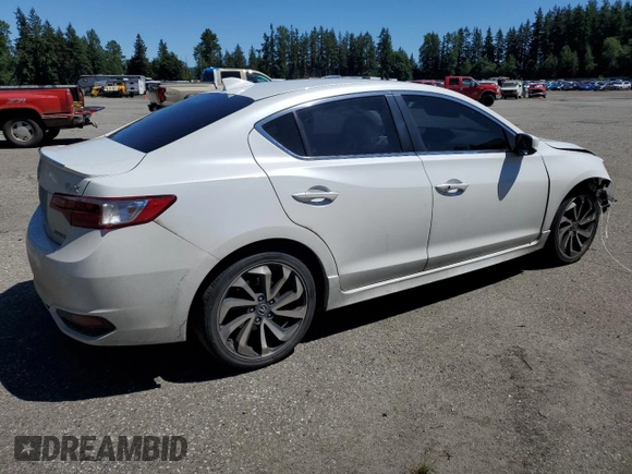 2018 Acura ILX Special Edition with VIN 19UDE2F45JA008049, listed as a Copart auction lot 59129645 with 46,166 mi miles and Salvage title. Bid and sale history available at DreamBid. Image 3.