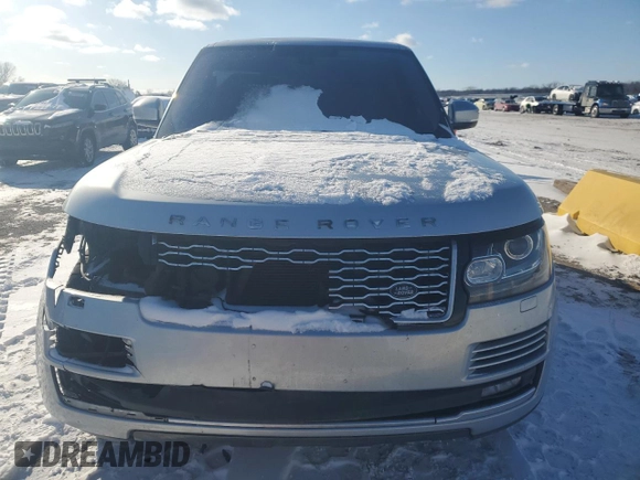 2016 Land Rover Range Rover HSE with VIN SALGS2PFXGA316503, listed as a Copart auction lot 46084185 with 134,994 mi miles and Salvage title. Bid and sale history available at DreamBid. Image 5.