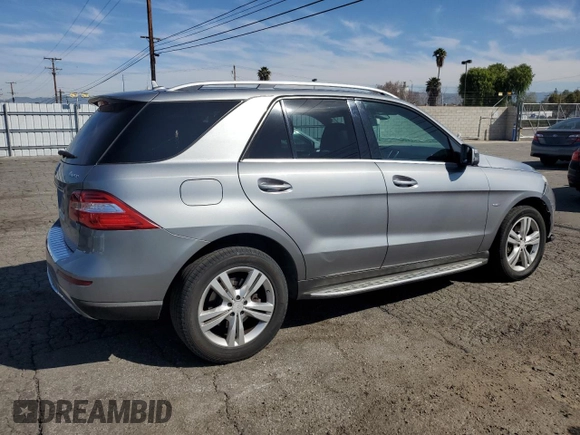2012 Mercedes-Benz M 350 with VIN 4JGDA5HB8CA054819, listed as a Copart auction lot 49919665 with 167,669 mi miles and Salvage title. Bid and sale history available at DreamBid. Image 3.