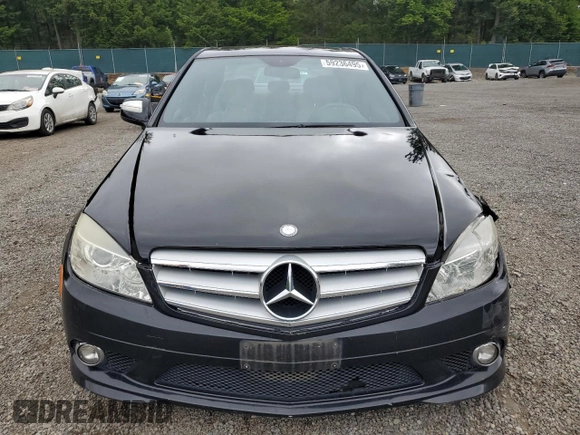 2008 Mercedes-Benz C 300 Sport with VIN WDDGF54X98R034209, listed as a Copart auction lot 59236495 with 110,626 mi miles and Salvage title. Bid and sale history available at DreamBid. Image 5.