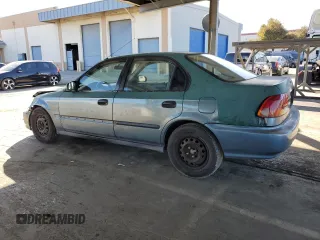 1998 Honda Civic DX with VIN JHMEJ6628WS010348, listed as a Copart auction lot 51292635 with 255,768 mi miles and Salvage Title. Bid and sale history available at carsss.com. Image 2.