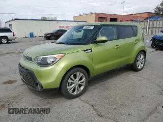2015 Kia Soul + with VIN KNDJP3A5XF7765583, listed as a Copart auction lot 50600015 with 91,069 mi miles and Salvage Title. Bid and sale history available at carsss.com. Image 1.
