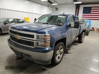 2015 Chevrolet Silverado 1500 LS with VIN 1GCVKPEC7FZ447344, listed as a Copart auction lot 88244925 with 151,101 mi miles and Salvage Title. Bid and sale history available at DreamBid. Image 1.