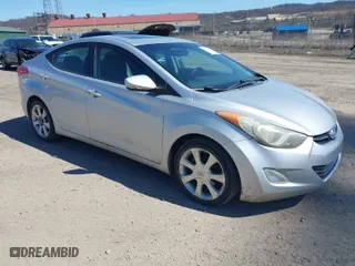 2012 Hyundai Elantra GLS PZEV with VIN KMHDH4AE8CU228882, listed as a IAAI auction lot 41863309 with 179,000 mi miles. Bid and sale history available at carsss.com. Image 1.