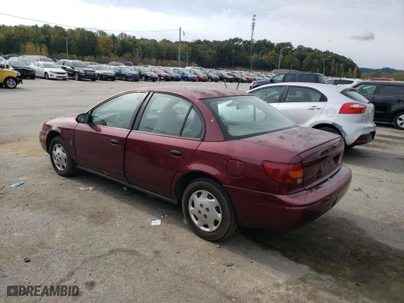 2002 Saturn SL with VIN 1G8ZH52872Z223855, listed as a Copart auction lot 76230484 with 221,107 mi miles and Non Repairable. Bid and sale history available at carsss.com. Image 2.
