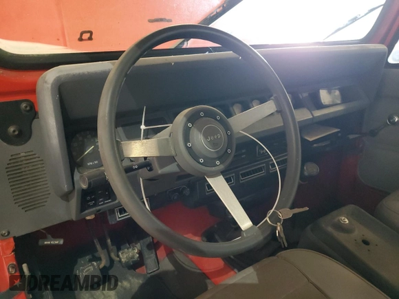 1989 Jeep Wrangler "S" with VIN 2J4FY19E5KJ102743, listed as a Copart auction lot 79997624 with 90,976 mi miles and Clean Title. Bid and sale history available at carsss.com. Image 8.