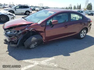 2015 Honda Civic Sedan LX with VIN 2HGFB2F5XFH543574, listed as a Copart auction lot 52399845 with 117,897 mi miles and Salvage Title. Bid and sale history available at carsss.com. Image 1.