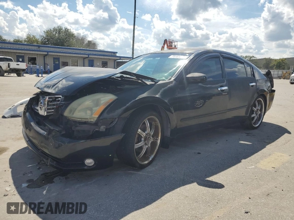 2004 Nissan Maxima SE with VIN 1N4BA41E34C824141, listed as a Copart auction lot 74185754 with 165,159 mi miles and Non Repairable. Bid and sale history available at carsss.com. Image 1.
