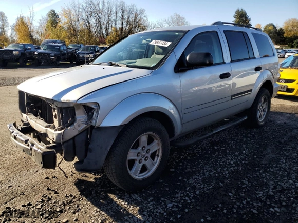 2008 Dodge Durango SLT with VIN 1D8HB48N38F121393, listed as a Copart auction lot 79657454 with 243,891 mi miles and Salvage Title. Bid and sale history available at carsss.com. Image 1.