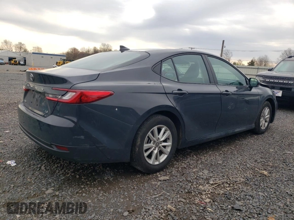 2025 Toyota Camry LE with VIN 4T1DAACK6SU020178, listed as a Copart auction lot 52923745 with 6,042 mi miles and Salvage Title. Bid and sale history available at carsss.com. Image 3.