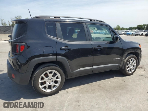 2020 Jeep Renegade Latitude with VIN ZACNJABB9LPL65716, listed as a Copart auction lot 53452695 with 66,390 mi miles and Salvage Title. Bid and sale history available at carsss.com. Image 3.
