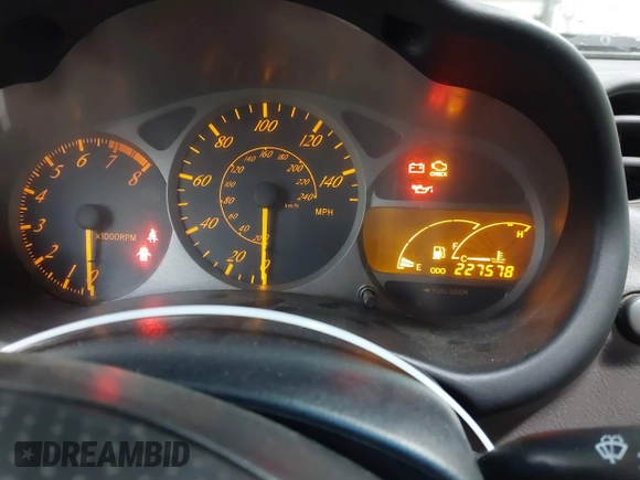 2001 Toyota Celica GT с VIN JTDDR32T010099193, выставлен на аукционе IAAI как лот 41995006 с пробегом 227 578 миль миль и . История ставок и продаж доступна на DreamBid. Изображение 7.