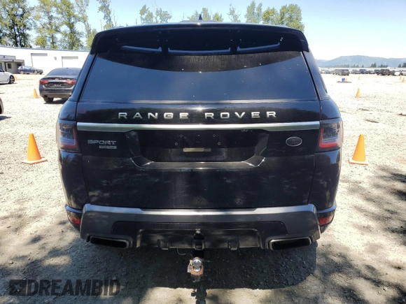2018 Land Rover Range Rover Sport HSE with VIN SALWR2RK2JA192753, listed as a Copart auction lot 65050755 with 78,836 mi miles and Clean title. Bid and sale history available at DreamBid. Image 6.