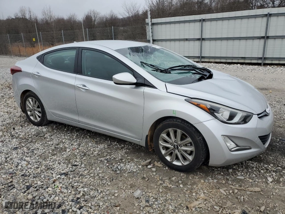 2016 Hyundai Elantra Value Edition with VIN KMHDH4AE4GU544284, listed as a Copart auction lot 43077145 with 87,556 mi miles and Clean Title. Bid and sale history available at carsss.com. Image 4.