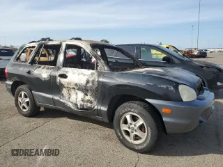 2004 Hyundai Santa Fe with VIN KM8SB12B64U656737, listed as a Copart auction lot 71521294 with 0 mi miles and Non Repairable. Bid and sale history available at carsss.com. Image 4.