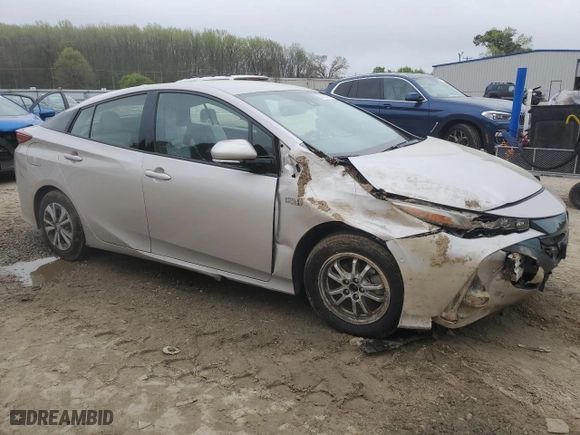 2018 Toyota Prius Prime Plus with VIN JTDKARFP9J3095382, listed as a Copart auction lot 50813355 with 67,392 mi miles and Salvage Title. Bid and sale history available at carsss.com. Image 4.