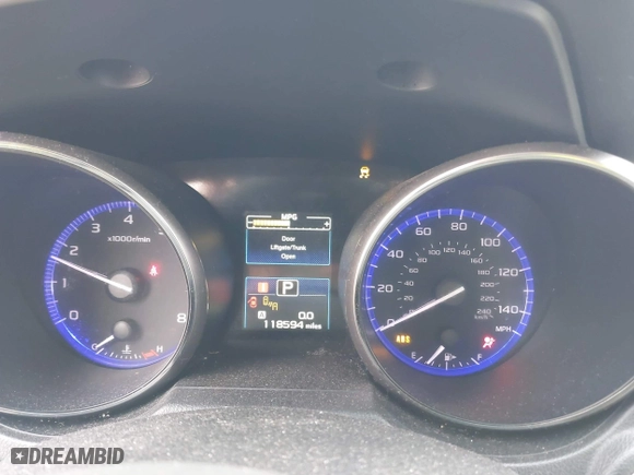 2015 Subaru Legacy 2.5i Limited with VIN 4S3BNAL60F3011345, listed as a IAAI auction lot 41794417 with 118,594 mi miles. Bid and sale history available at carsss.com. Image 7.