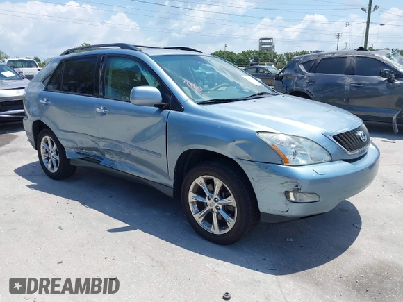 2008 Lexus RX 350 with VIN 2T2GK31U08C046422, listed as a IAAI auction lot 42151688 with 107,626 mi miles and . Bid and sale history available at DreamBid. Image 1.