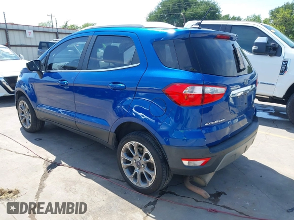 2019 Ford EcoSport Titanium z VIN MAJ6S3KL0KC260936, wystawiony jako IAAI lot #42264210 z przebiegiem 114 755 mil mil oraz . Historia ofert i sprzedaży dostępna na DreamBid. Obrazek 3.