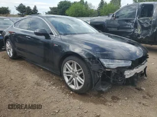 2017 Audi A7 Premium Plus with VIN WAUW2AFC5HN115894, listed as a Copart auction lot 54017284 with 66,704 mi miles and Salvage Title. Bid and sale history available at carsss.com. Image 4.