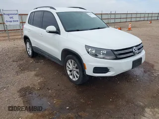 2017 Volkswagen Tiguan S with VIN WVGBV7AX9HK054939, listed as a IAAI auction lot 42055010 with 80,970 mi miles and . Bid and sale history available at DreamBid. Image 1.