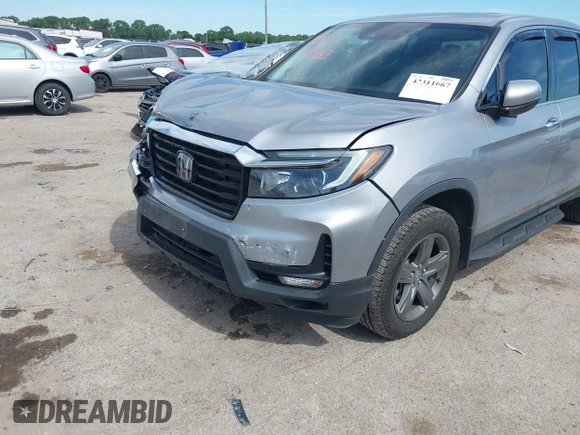 2021 Honda Ridgeline RTL-E с VIN 5FPYK3F70MB025806, выставлен на аукционе IAAI как лот 42311667 с пробегом 30 143 миль миль и . История ставок и продаж доступна на DreamBid. Изображение 6.
