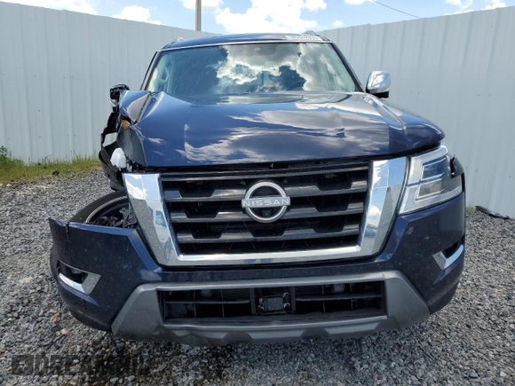 2023 Nissan Armada Platinum with VIN JN8AY2DB8P9835097, listed as a Copart auction lot 63840294 with 36,747 mi miles and Non Repairable. Bid and sale history available at carsss.com. Image 5.