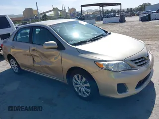 2013 Toyota Corolla L with VIN 5YFBU4EE2DP209907, listed as a IAAI auction lot 42054879 with 150,977 mi miles and . Bid and sale history available at carsss.com. Image 1.