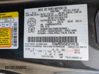 2017 Ford Mustang EcoBoost with VIN 1FA6P8TH5H5219126, listed as a Copart auction lot 52311515 with 84,449 mi miles and Salvage title. Bid and sale history available at DreamBid. Image 12.